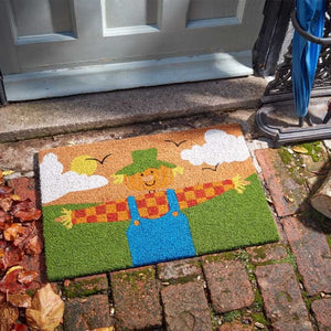 Mr Scarecrow Decoir (Decor) Mat 40cm x 60cm - Autumn Doormats
