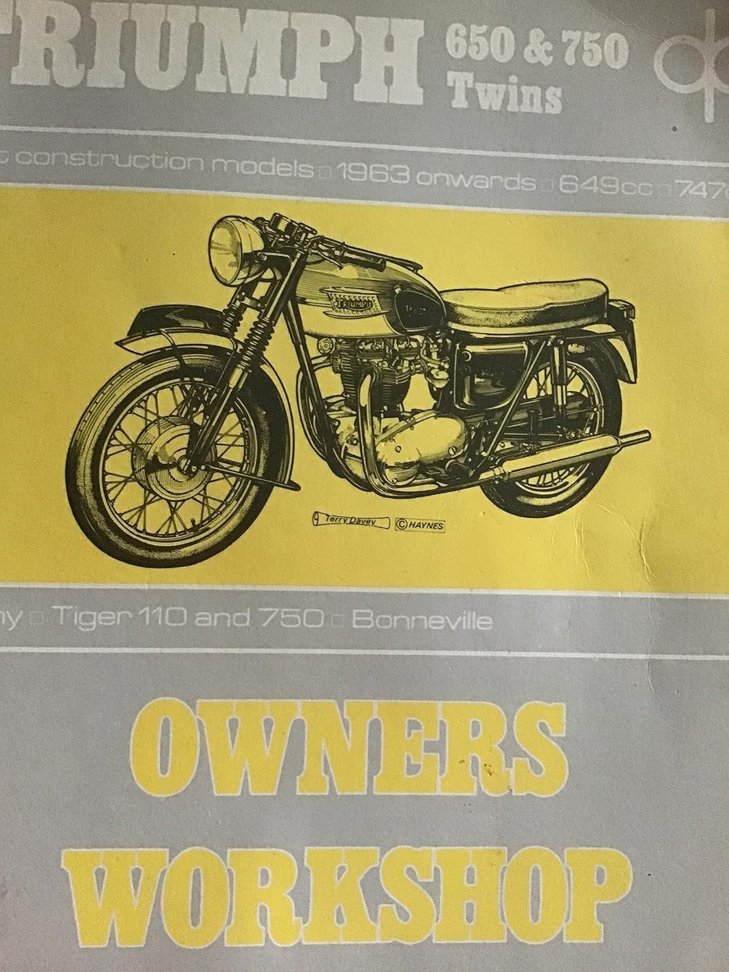 Triumph 650 & 750 twins owners workshop manual