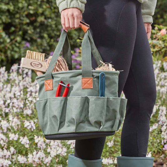 Garden Tidy Bag | 26x28cm | Large Central Storage with Multiple Side Pockets