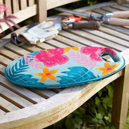 Ultra Kneeler Tropicana | Shock Absorbing Memory Foam | 49x30cm | Garden Kneeling Pad