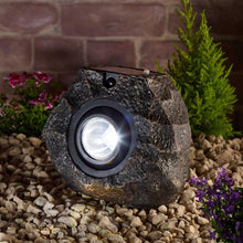 Load image into Gallery viewer, PIR Ultra Bright Mega Rock 100L - PIR Motion Sensor Solar Charged (no mains wiring required) 20 x 25cm
