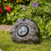 Load image into Gallery viewer, PIR Ultra Bright Mega Rock 100L - PIR Motion Sensor Solar Charged (no mains wiring required) 20 x 25cm
