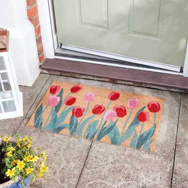 Tulips Decoir Mat 45 x 75cm Door Mat Decor