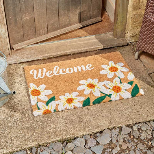 Welcome Daisy Décor Mat 45 x 75cm Welcome Doormat