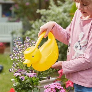 FunCan - Kids watering can for children Elephant or Duck - 17 x 29 x 12 cm Yellow, Pink or Blue