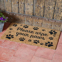 Load image into Gallery viewer, Wipe Your Paws Decoir Mat 75x45cm - Patterned doormat
