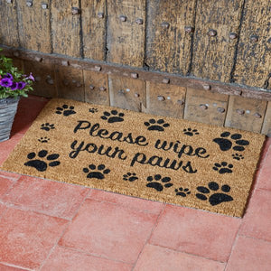 Wipe Your Paws Decoir Mat 75x45cm - Patterned doormat