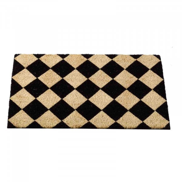 Black & White Decoir Mat 75x45cm - Patterned doormat