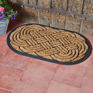 Celtic Knot Multi-Mat 45 x 75cm Coir and Rubber  - Doormat