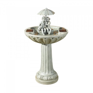 Umbrella Fountain - Solar Powered Water Feature Fountain - No Mains required