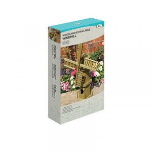 Giant Wooden Windmill - Smart Garden - Garden feature 55cmH x 28cmx28cm W
