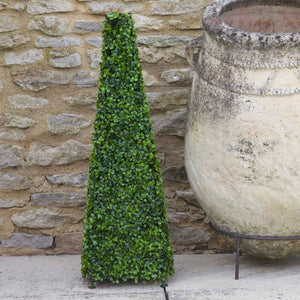 Wooden Obelisk - Woodland Obelisk 1.9m, 1.5m - Brown, Green or Slate - Plant support Smart Garden