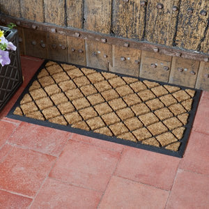 Diamond Multi-Mat 45 x 75cm Coir and Rubber  - Doormat