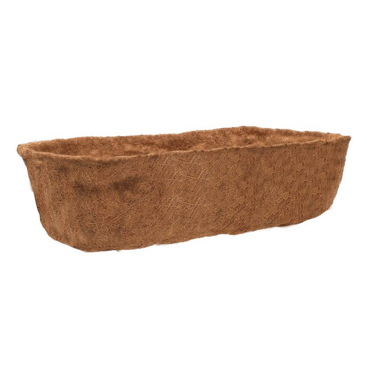 24" (60cm) Forge (Deep) Wall Trough Planter Coconut Coir Trough  Flower Coir Liner Smart Garden