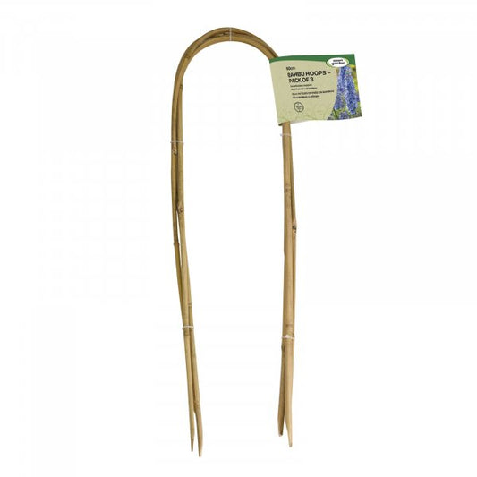Bamboo U Hoops 3 pack various sizes available 60cm to 120cm