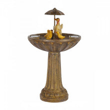 Load image into Gallery viewer, Duck Family  - Solar Powered Water Feature Fountain - No Mains required
