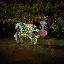 Load image into Gallery viewer, Solar Silhouette Daisy Cow - Smart Solar light

