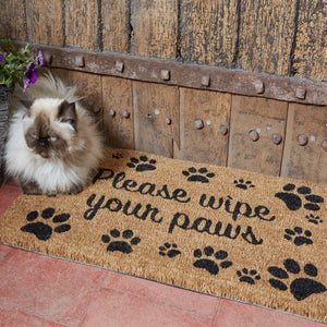 Wipe Your Paws Decoir Mat 75x45cm - Patterned doormat