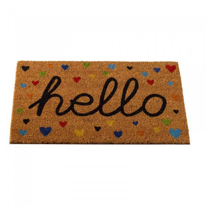 Hearty Hello Decoir Mat 75x45cm - Patterned doormat