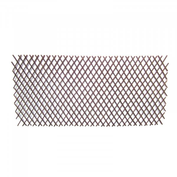 0.3m x 1.8m Willow Expanding Heavy Duty Wooden Trellis plant support. Willow