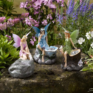 Fairy Spots - Solar Charged Fairy Spot Lights - Elvedon Figurines