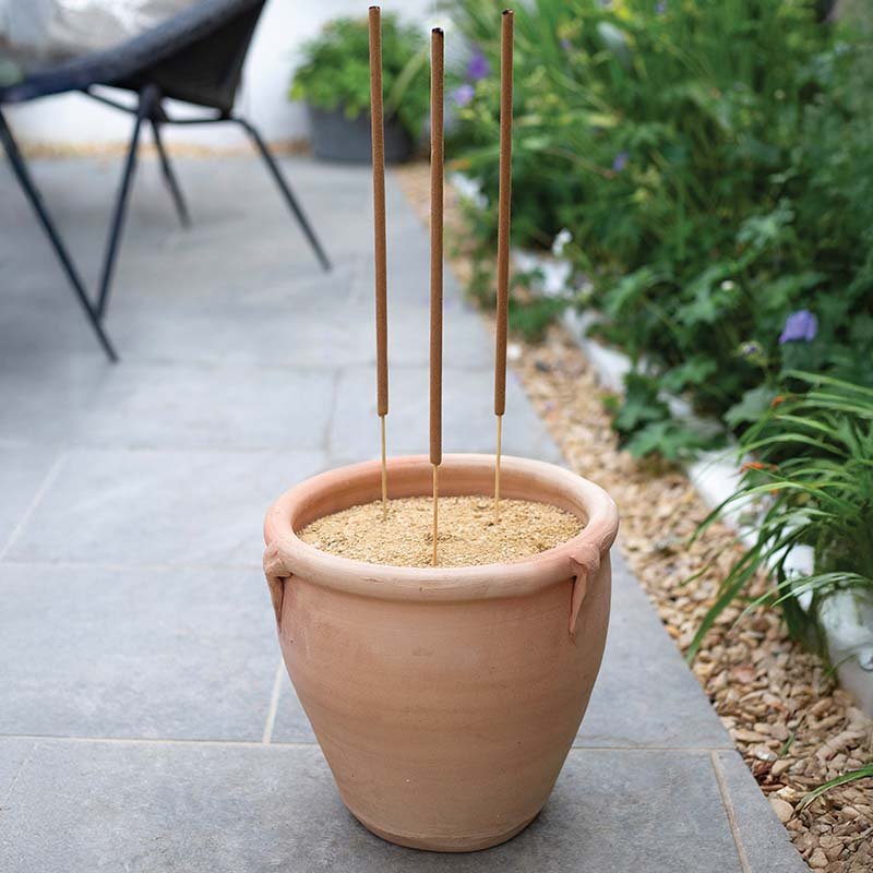 Citronella Incense Sticks | 12 Pack | 40cm | Up to 25 Hour Burn | Outdoor Garden & Patio