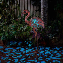 Load image into Gallery viewer, Solar Silhouette Flamingo - Smart Solar light
