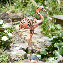 Load image into Gallery viewer, Solar Silhouette Flamingo - Smart Solar light
