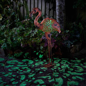 Solar Silhouette Flamingo - Smart Solar light