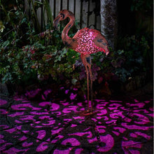 Load image into Gallery viewer, Solar Silhouette Flamingo - Smart Solar light
