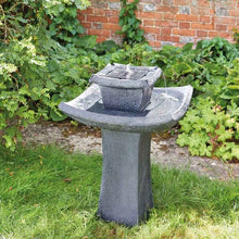 Load image into Gallery viewer, Pagoda Fountain - Solar Powered Water Fountain - No Mains required - Water Feature
