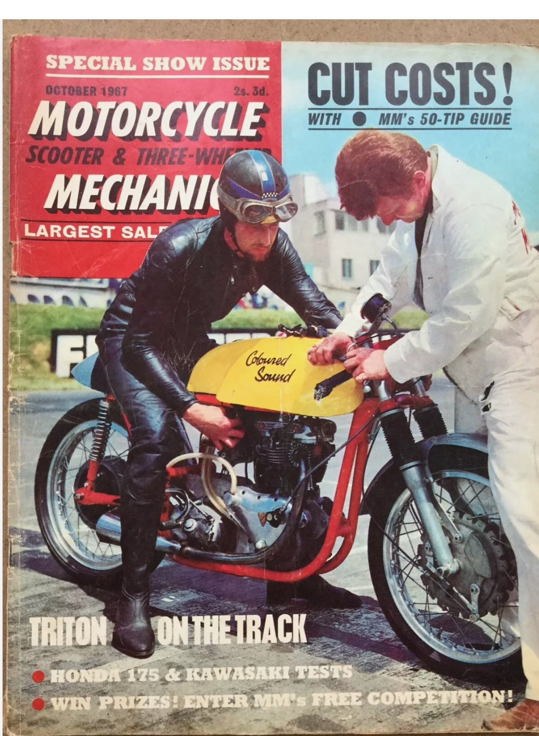 motorcycle Scooter & three-wheeler mechanics: October 1967 [Paperback] motorcycle Scooter & three-wheeler mechanics