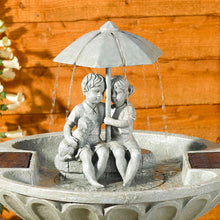 Load image into Gallery viewer, Children Statue with Umbrella - Replacement, modify or make your own water feature
