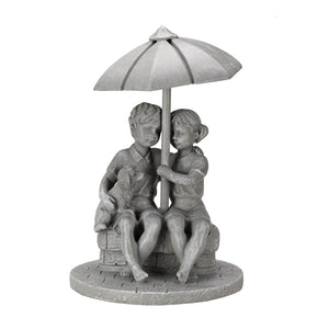 Children Statue with Umbrella - Replacement, modify or make your own water feature