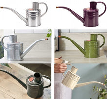 Load image into Gallery viewer, Home and Balcony Watering Can - Grey, White, Green, Purple, Galvanised  Colour 1L
