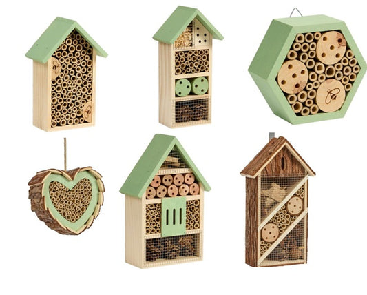Bug & Bee House Hotels | Safe Habitat for Bees & Insects | FSC Wood & Bamboo