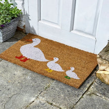Load image into Gallery viewer, Ducks In Boots Decoir Mat 75x45cm - Patterned doormat
