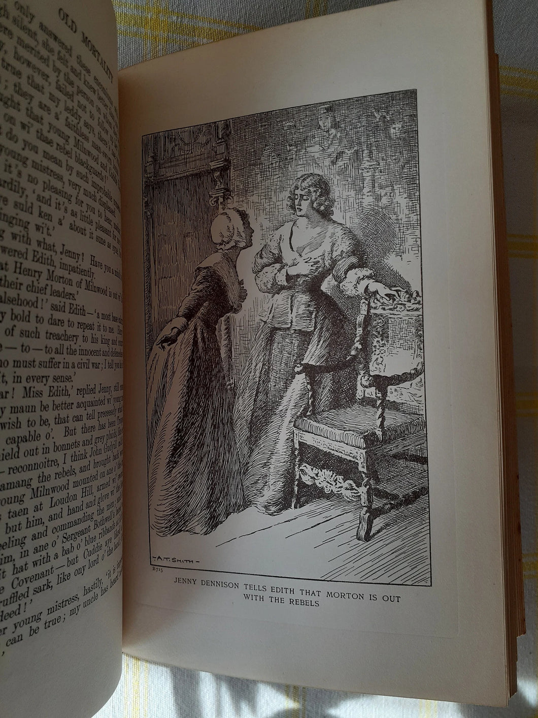 THE WAVERLEY NOVELS, VOL. VI: OLD MORTALITY. [Hardcover] Scott, Sir Walter.