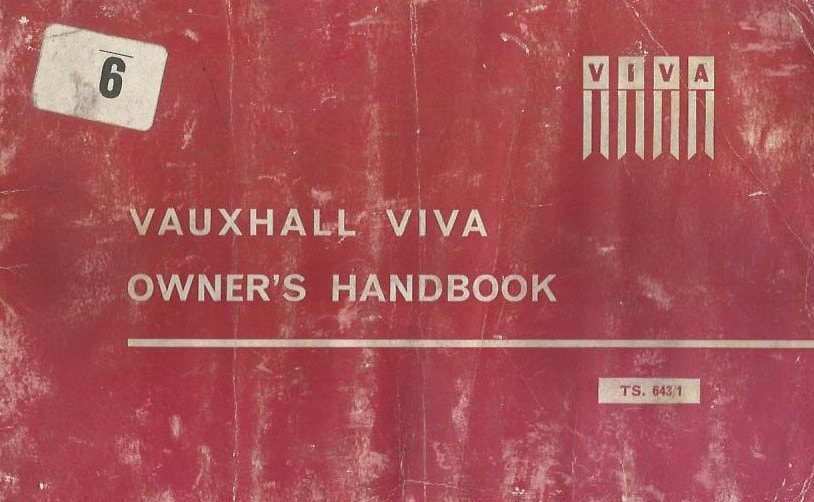 vauxhall viva owners handbook [Paperback] Unknown