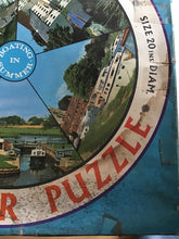 Load image into Gallery viewer, Warringtons circular puzzle boats in summer, size 51 cm diameter
