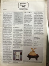 Load image into Gallery viewer, Sotheby’s Preview September October 1983 No.33
