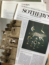 Load image into Gallery viewer, Sotheby’s International Preview December 1984 January 1985 and European Newsletter 1988
