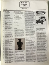 Load image into Gallery viewer, Sotheby’s Preview May June 1982 No.19
