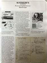 Load image into Gallery viewer, Sotheby’s International Preview November December 1984
