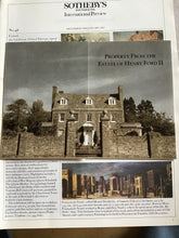 Load image into Gallery viewer, Sotheby’s International Preview December 1984 January 1985 and European Newsletter 1988
