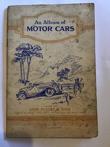 An Album of Motor cars - issued by John Player Empty (no cards)