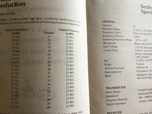 Load image into Gallery viewer, Cobra communications, citizen band, CB2 way radio Mobile radio 20 1XFM 40 channel FM manual
