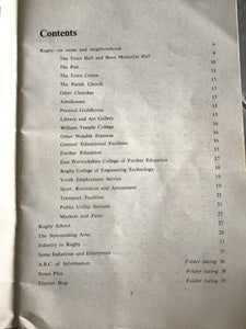 1967 The Borough of Rugby Official Guide - Rugby Corporation
