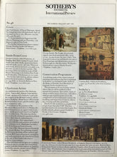 Load image into Gallery viewer, Sotheby’s International Preview December 1984 January 1985 and European Newsletter 1988
