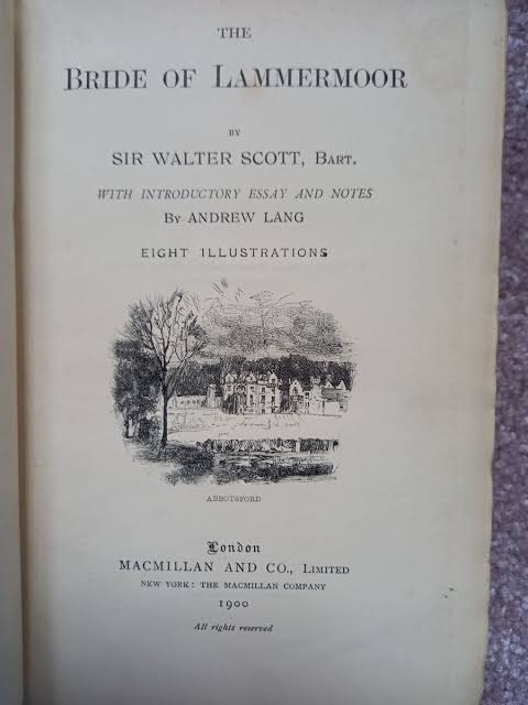 The Bride of Lammermoor (Waverley Novels) [Unknown Binding] Sir Walter Scott